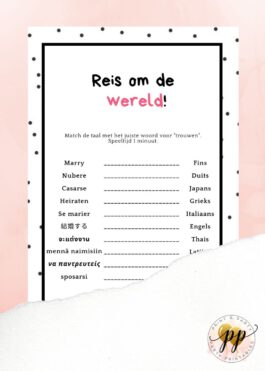 Vrijgezellen – Reis om de wereld – Wedding Elements