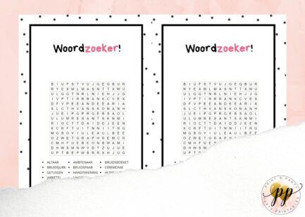 Vrijgezellen - Woordzoeker - Wedding Elements - Afbeelding 2