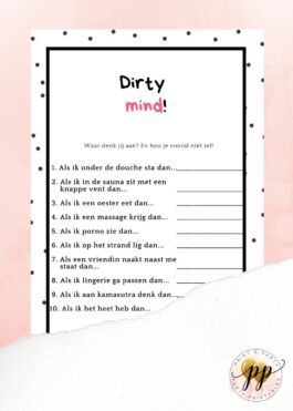 Vrijgezellen – Dirty mind – Wedding Elements