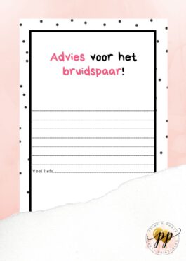 Vrijgezellen – Advies voor het bruidspaar – Wedding Elements