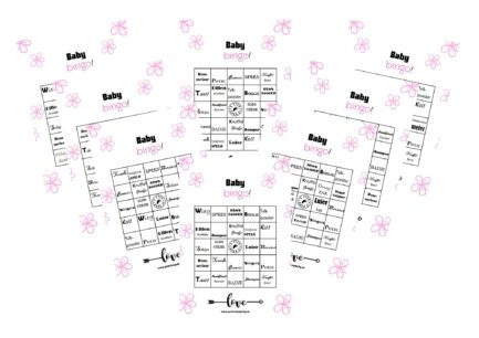 Baby - Bingo - Bloem - Afbeelding 2