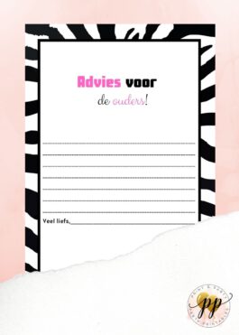 Baby – Advies voor de ouders – Zebra