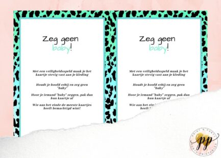 Baby - Zeg geen baby - Leopard - Afbeelding 2