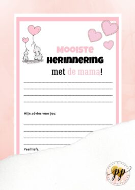 Baby – Mooiste herinnering met de mama – Olifant