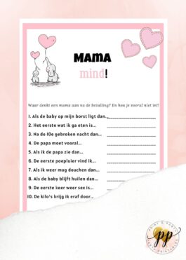 Baby – Mama mind – Olifant