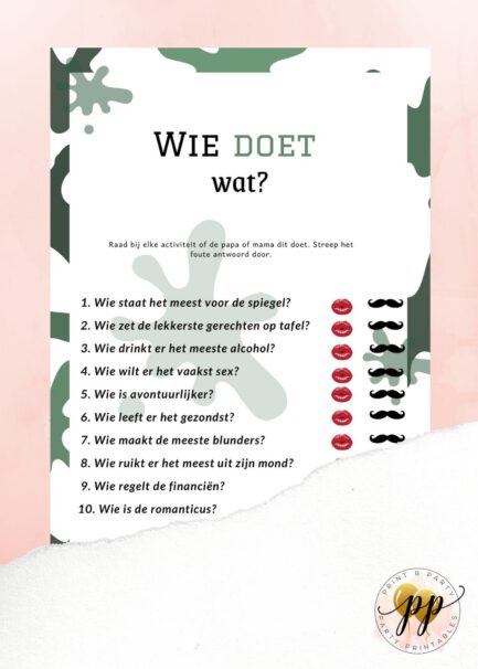 Baby - Wie doet wat? - Army