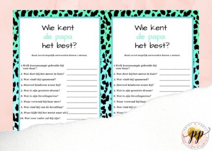 Baby - Wie kent de papa het best? - Leopard - Afbeelding 2