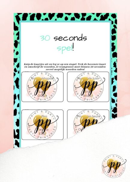 Baby - 30 seconds spel - Leopard