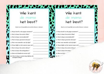 Baby - Wie kent de mama het best? - Leopard - Afbeelding 2