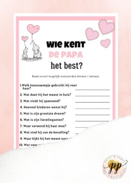 Baby – Wie kent de papa het best? – Olifant