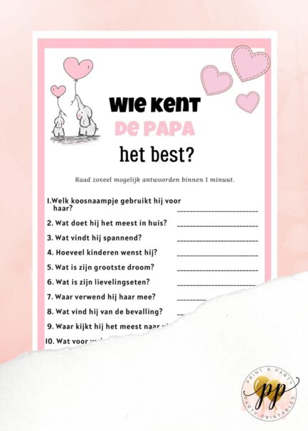 Baby - Wie kent de papa het best? - Olifant