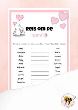 Baby – Reis om de wereld – Olifant