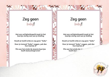 Baby - Zeg geen baby - Rose Gold - Afbeelding 2