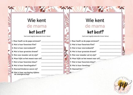 Baby - Wie kent de mama het best? - Rose Gold - Afbeelding 2