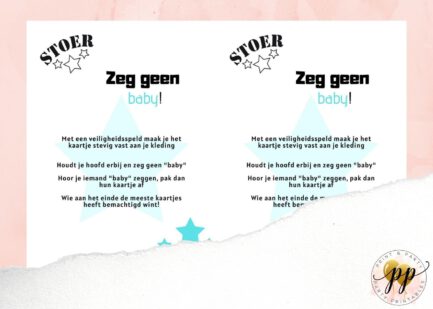 Baby - Zeg geen baby - Stoer - Afbeelding 2