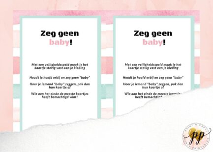 Baby - Zeg geen baby - Stripes - Afbeelding 2