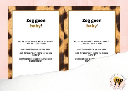 Baby - Zeg geen baby - Tiger - Afbeelding 2