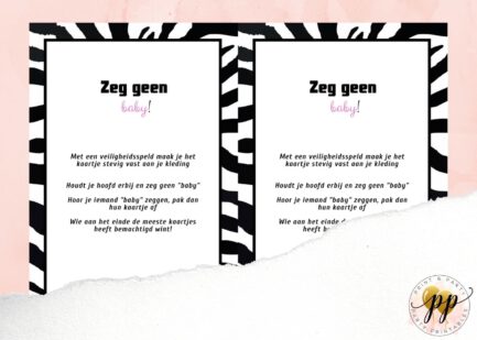 Baby - Zeg geen baby - Zebra - Afbeelding 2