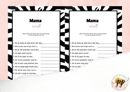 Baby - Mama mind - Zebra - Afbeelding 2