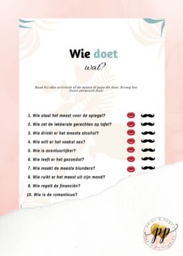 Baby – Wie doet wat? – Blossem