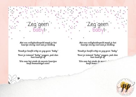 Baby - Zeg geen baby - Love - Afbeelding 2