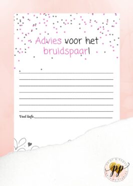 Vrijgezellen – Advies voor het bruidspaar – Love