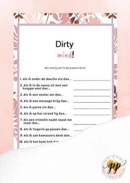 Vrijgezellen – Dirty mind – Rose Gold