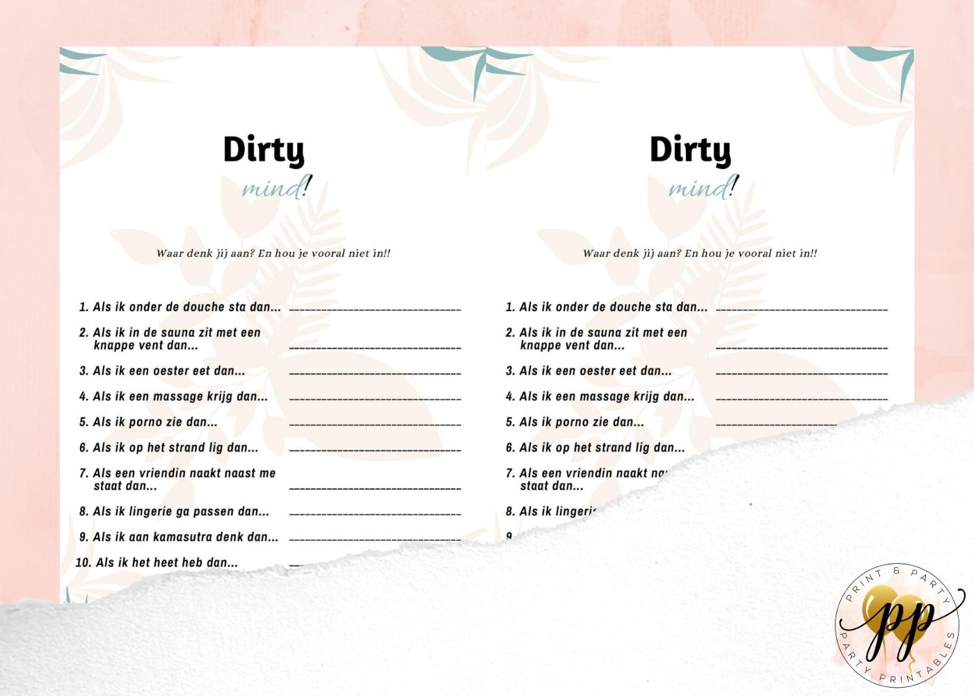 Vrijgezellen - Dirty mind - Blossem - Afbeelding 2