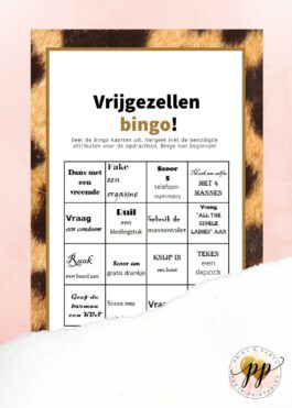 Vrijgezellen – Bingo – Tiger