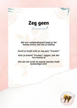 Vrijgezellen – Zeg geen trouwen – Blossem