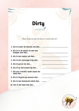 Vrijgezellen – Dirty mind – Blossem