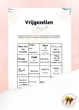 Vrijgezellen – Bingo – Blossem