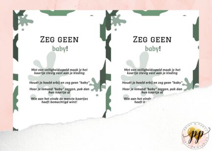 Baby - Zeg geen baby - Army - Afbeelding 2