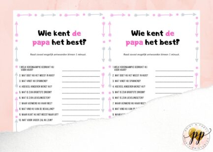 Baby - Wie kent de papa het best? - Arrows - Afbeelding 2