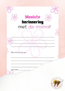 Baby – Mooiste herinnering met de mama – Bloem