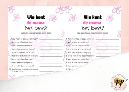 Baby - Wie kent de mama het best? - Bloem - Afbeelding 2