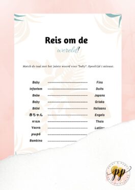 Baby – Reis om de wereld – Blossem