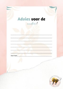 Baby – Advies voor de ouders – Blossem