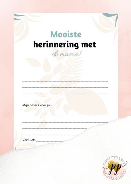 Baby - Mooiste herinnering met de mama - Blossem