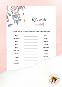 Baby – Reis om de wereld – Dreamcatcher