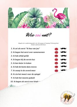 Baby – Wie zei wat? – Flamingo