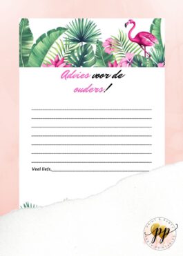 Baby – Advies voor de ouders – Flamingo