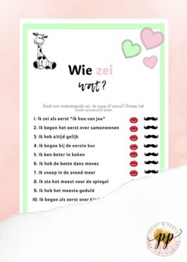 Baby – Wie zei wat? – Giraffe