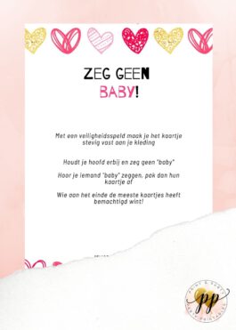 Baby – Zeg geen baby – Heartbeat