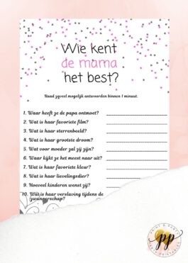 Baby – Wie kent de mama het best? – Love