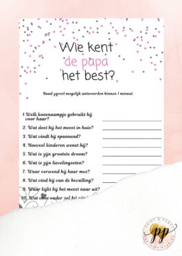 Baby – Wie kent de papa het best? – Love