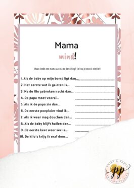 Baby – Mama mind – Rose Gold