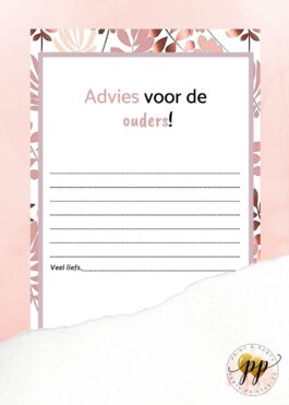 Baby – Advies voor de ouders – Rose Gold