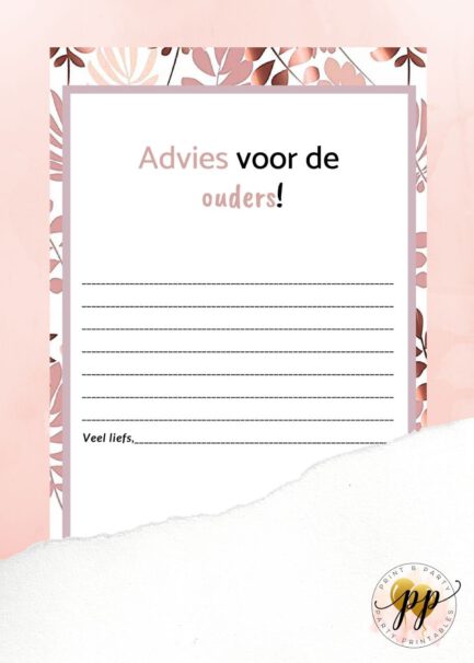 Baby - Advies voor de ouders - Rose Gold