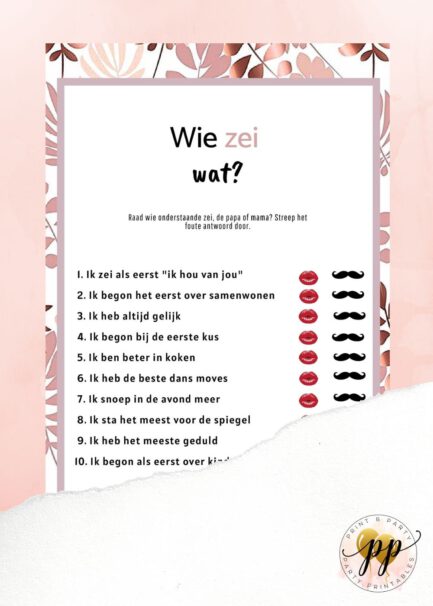 Baby - Wie zei wat? - Rose Gold